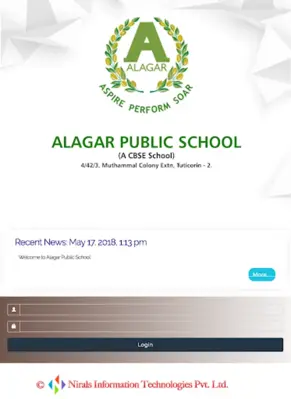 Alagar Public School android App screenshot 0